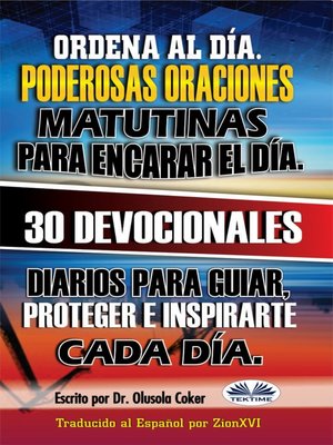 cover image of Ordena Al Día.  Poderosas Oraciones Matutinas Para Encarar El Día.